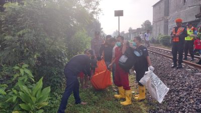 Tak Menepi! Pria Tanpa Identitas Tewas Tertabrak Kereta Api di Tulungagung