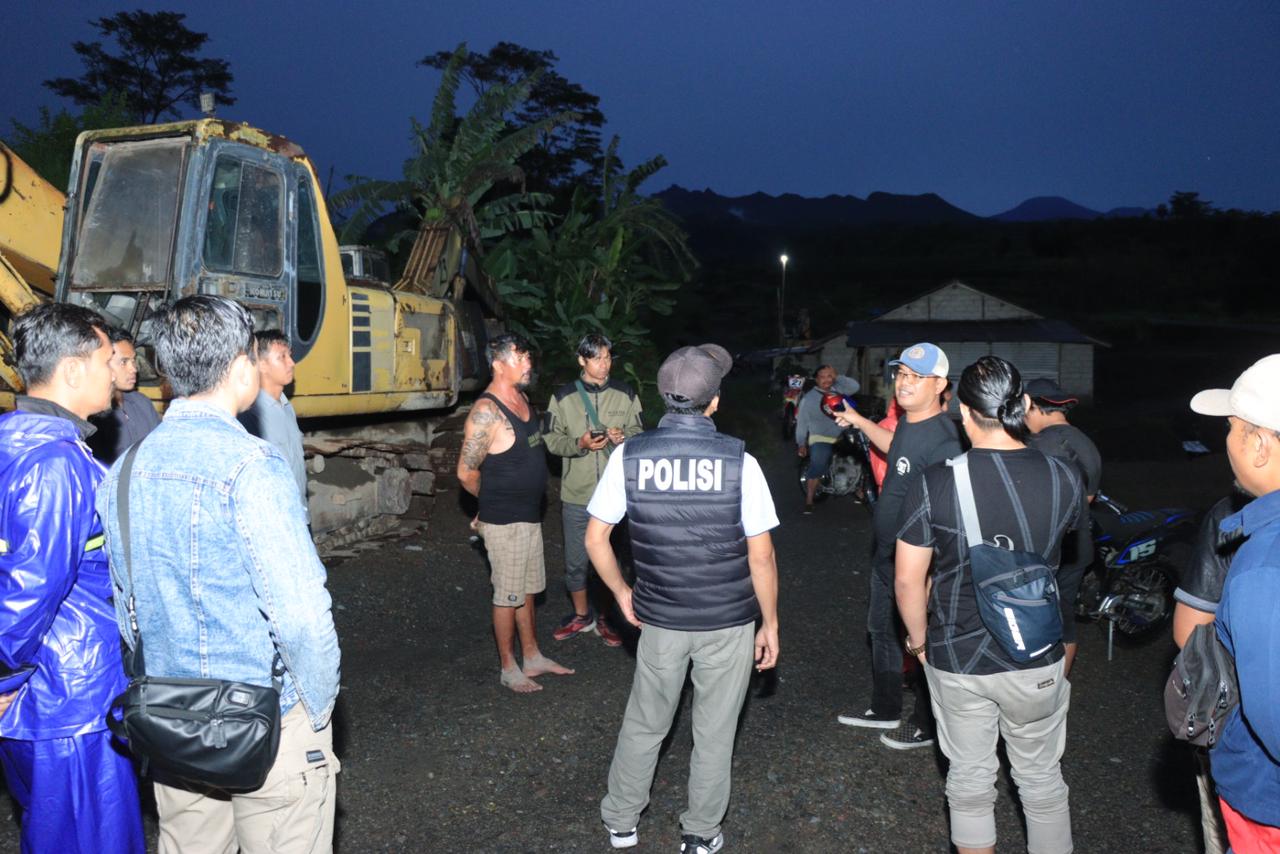 Tambang Pasir Ilegal Diobrak, Tim Gabungan Hanya Temukan Alat Berat Tak Berfungsi