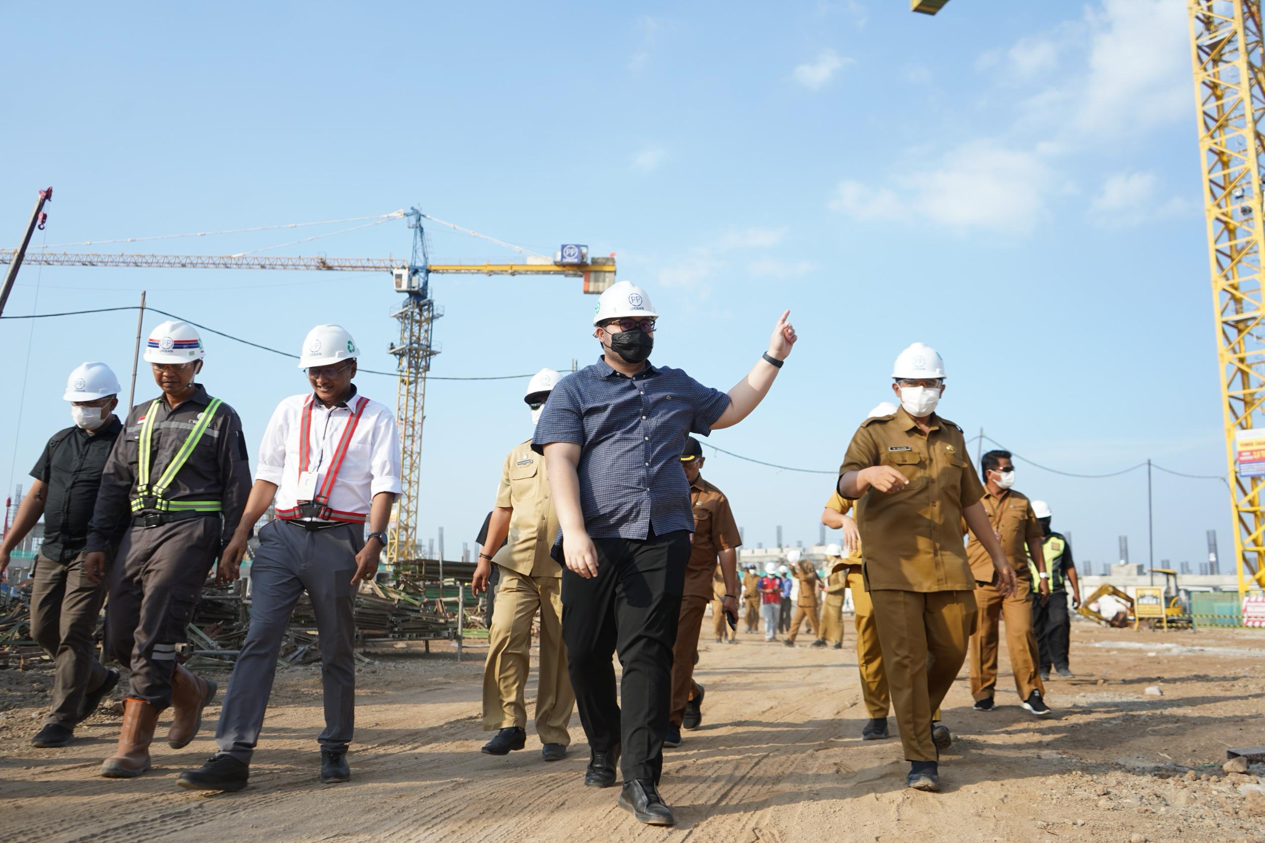 Mas Dhito Instruksikan Dinas Perkim Lanjutkan Pembangunan GDJ Tahun ini