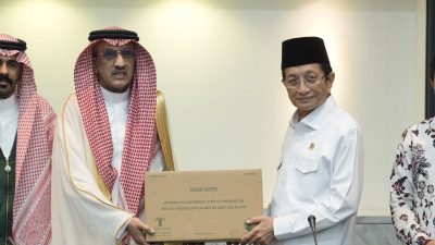 Arab Saudi Salurkan 100 Ton Kurma untuk Masyarakat Muslim Indonesia