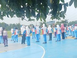 Sport Center Kelurahan Banaran, Kota Kediri, Semakin Ramai, Siswa SDN Banaran 1 Manfaatkan untuk PJOK
