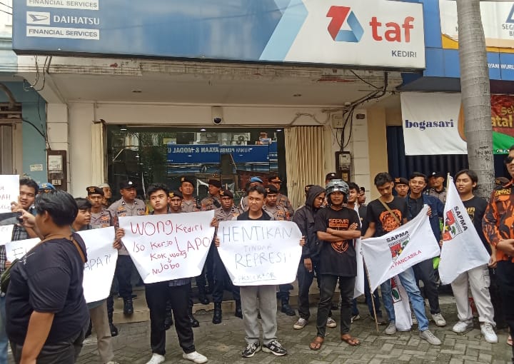 LSM Kediri Geruduk Kantor Leasing, Protes Penarikan Paksa Kendaraan Konsumen