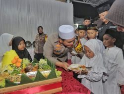 Kapolres Blitar Berbagi Kebahagiaan Ramadan, Gelar Buka Puasa dan Santunan Anak Yatim
