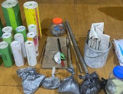 Dua Pelajar di Kediri Diamankan Polisi Usai Meracik Bahan Peledak untuk Petasan