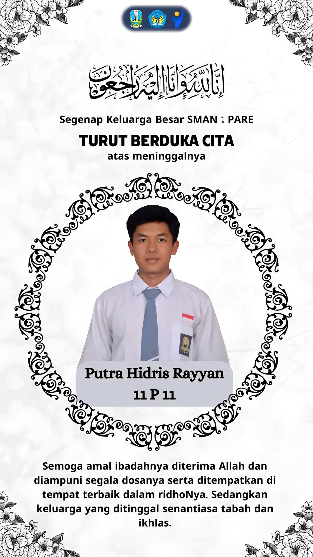 Diduga Korban Pengeroyokan, Pelajar SMAN 1 Pare Meninggal Dunia