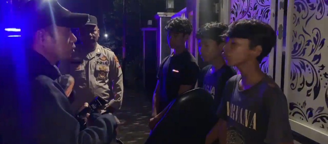 Polisi Gagalkan Perang Sarung di Kediri, Tiga Remaja Diamankan