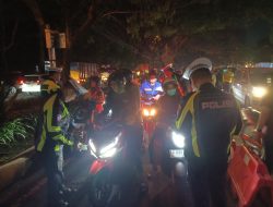 Ratusan Pengendara Terjaring Operasi Cipta Kondisi di GOR Jayabaya Kota Kediri