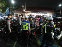 Polres Kediri Kota Gelar Patroli Cipta Kondisi, Puluhan Kendaraan Kena Tilang