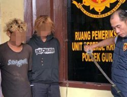 Dua Pemuda Asal Gurah Ditangkap Polisi Usai Bawa Samurai dan Lakukan Pemukulan