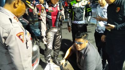 Operasi Cipkon di Kota Kediri: Puluhan Pelanggar Lalu Lintas Ditindak, Polisi Temukan Airsoft Gun