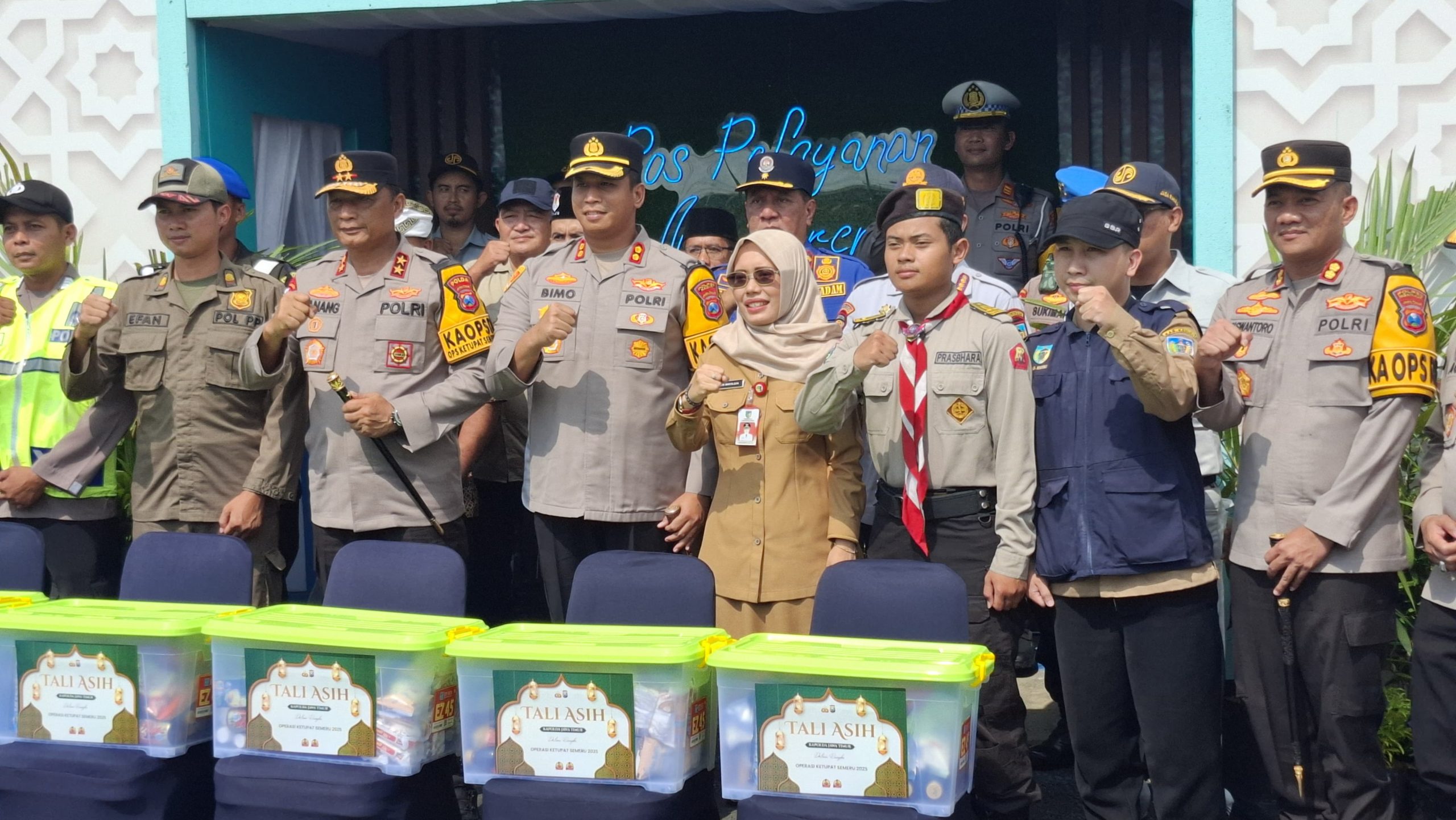 Jelang Lebaran, Kapolda Jatim Tinjau Pos Pengamanan Mengkreng Kediri