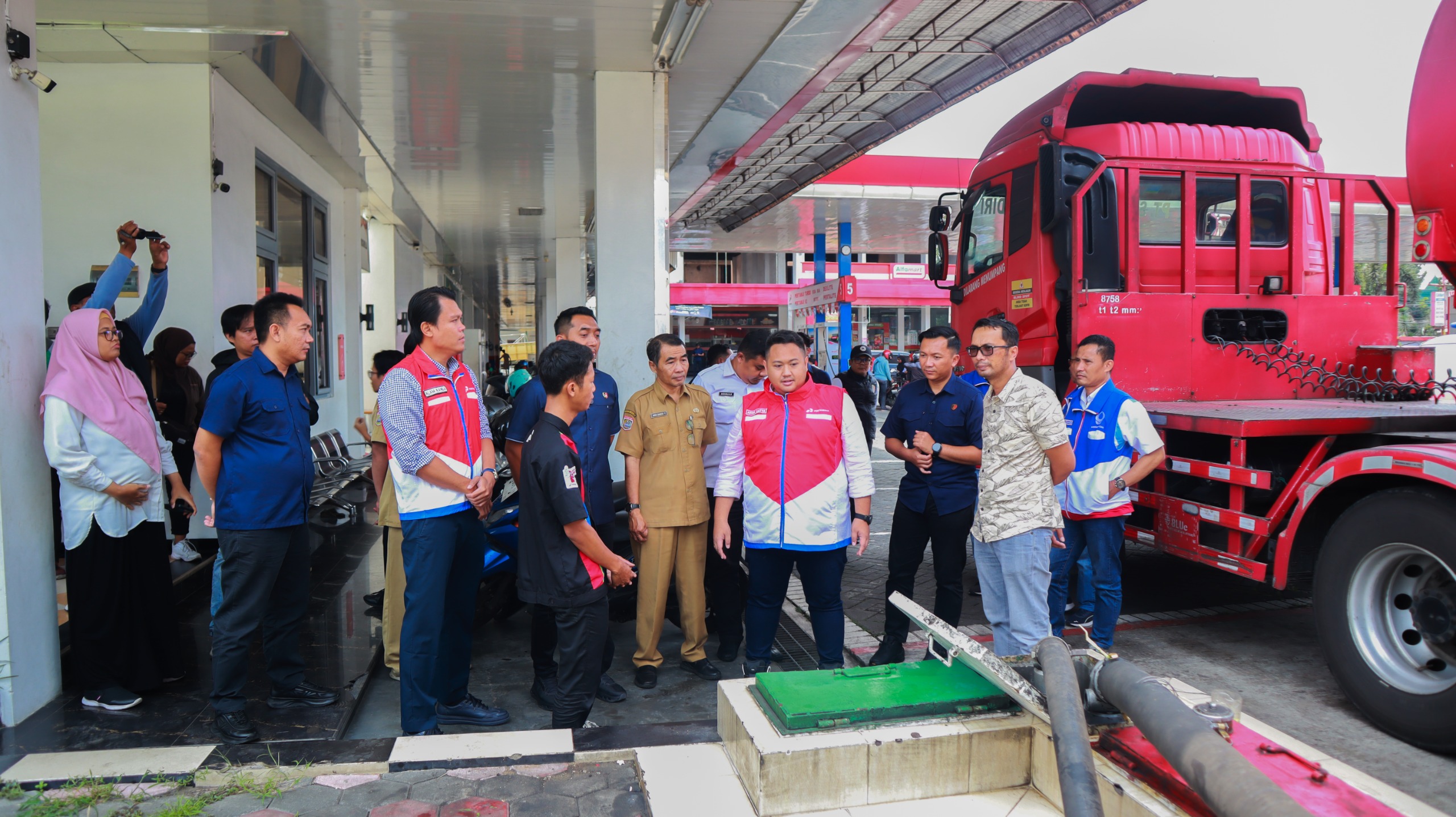 Cegah BBM Oplosan, Polres Malang Lakukan Sidak SPBU