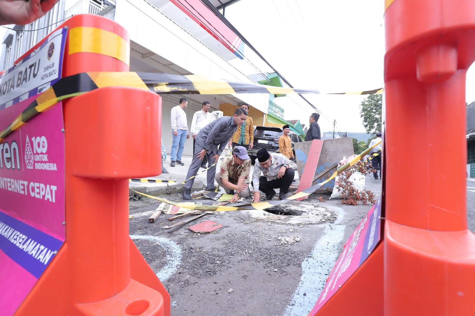 Jelang Lebaran, Pemkot Batu Percepat Perbaikan Jembatan Suropati  