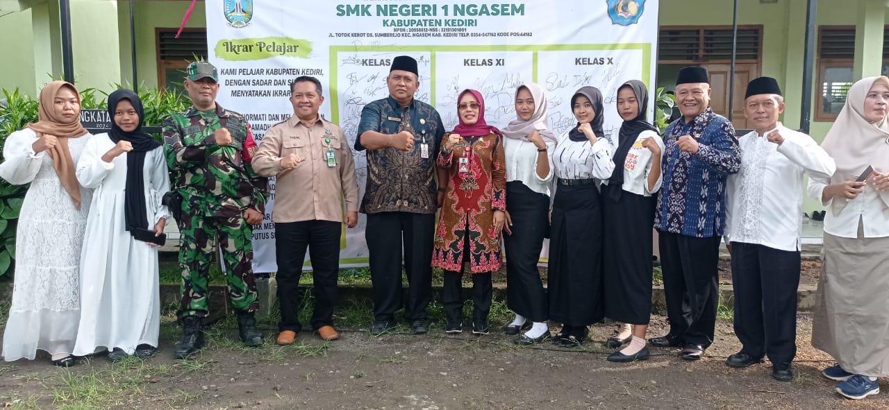 Ikrar Pelajar Kabupaten Kediri: Wujudkan Generasi Berkarakter dan Bebas Narkoba