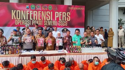 Tindak Premanisme dan Narkoba, Polresta Malang Kota Sukses Amankan 53 Pelaku Kriminal