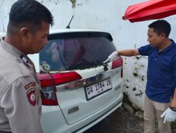 Brutal! Mobil Warga Lawang Ditembaki, Proyektil Peluru Ditemukan di TKP