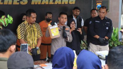 Minyak Curah Disulap Jadi Sunco, Polres Malang Tangkap Dua Pelaku