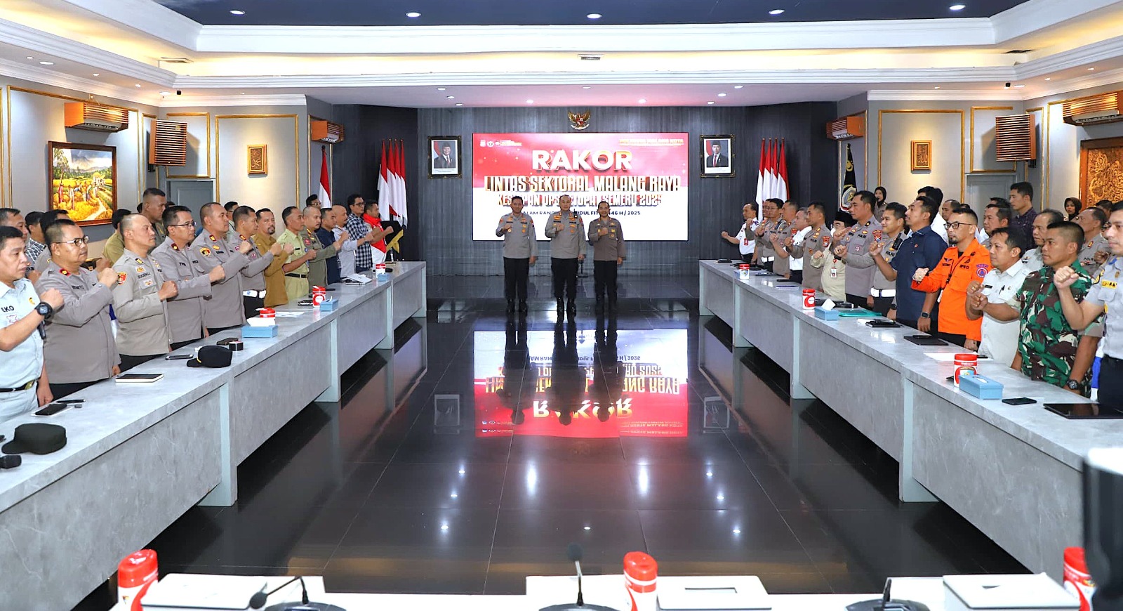 Antisipasi Mudik Lebaran, Polres Malang Raya Matangkan Strategi Keamanan