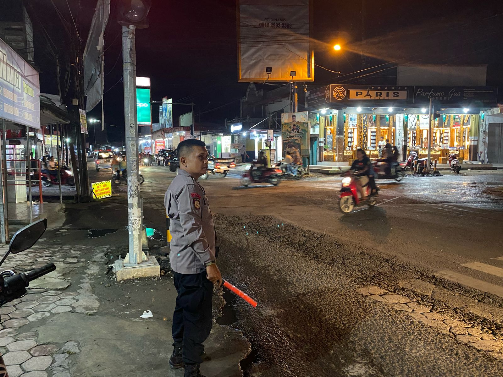 Polisi Perketat Pengamanan, Cegah Konvoi Motor Usai Tarawih