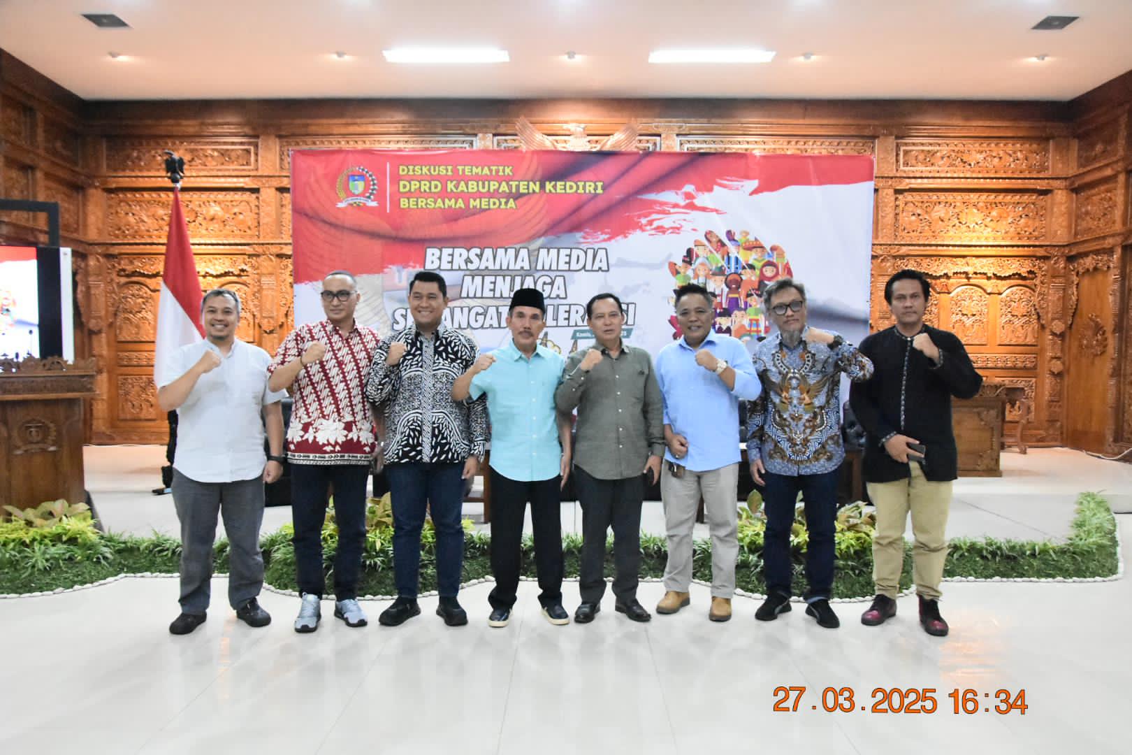 DPRD Kabupaten Kediri dan Media Bersinergi Jaga Semangat Toleransi