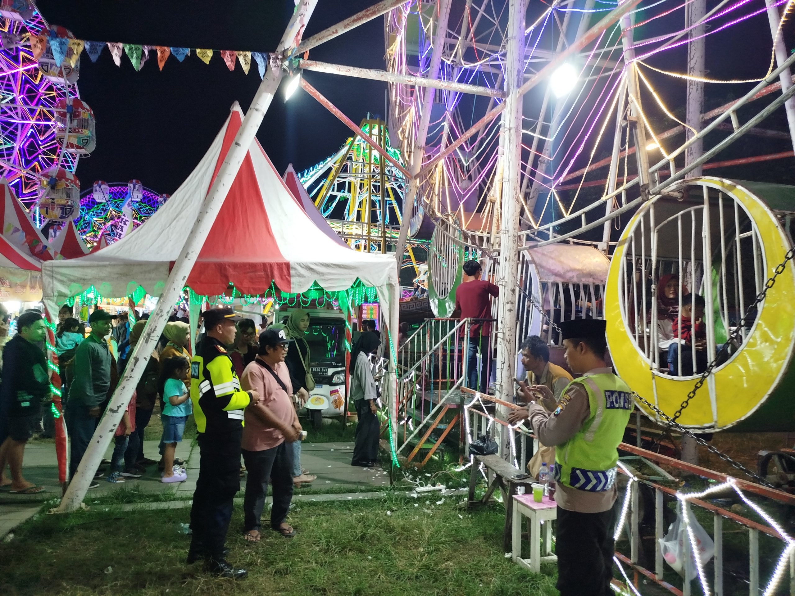 Wahana Pasar Malam di Ponorogo Rusak, Polisi Hentikan Operasional Demi Keselamatan Pengunjung
