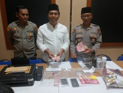 Polres Batu Tangkap Tiga Pengedar Uang Palsu, Sita Uang Rp 14,9 Juta