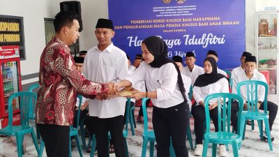 Berkah Ramadhan, Ratusan Warga Binaan Rutan IIB Ponorogo Terima Remisi, Lima Orang Langsung Bebas
