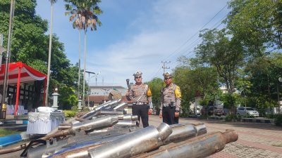 Jelang Idul Fitri, Polres Tulungagung Gencarkan Razia Knalpot Brong dan Miras