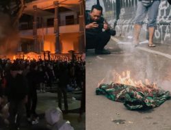 Demo Tolak UU TNI di Malang Ricuh, Gedung DPRD Dilempar Bom Molotov