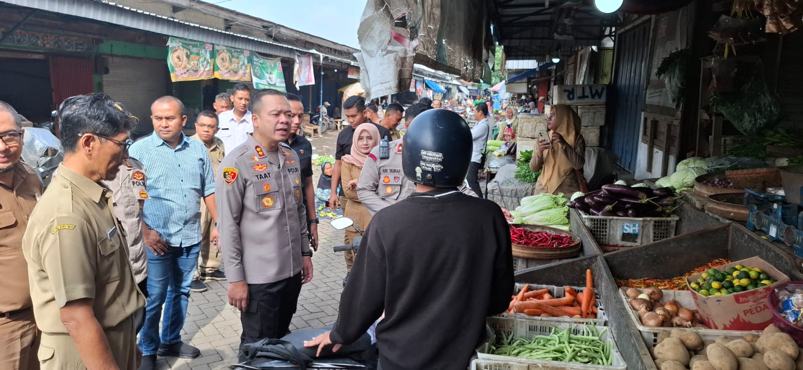 Polres Tulungagung Pastikan Harga Bahan Pokok Stabil Jelang Idul Fitri 2025