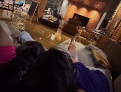 Rumah Artis Baim Wong Juga Terendam Banjir, Warganet Soroti Kiano dan Kenzo!