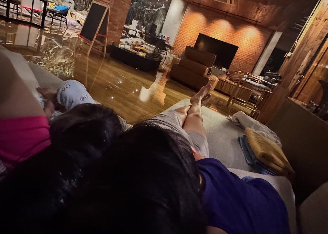 Rumah Artis Baim Wong Juga Terendam Banjir, Warganet Soroti Kiano dan Kenzo!