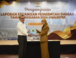 Wali Kota Kediri Mbak Nanda Serahkan LKPD Kepada BPK Perwakilan Jawa Timur