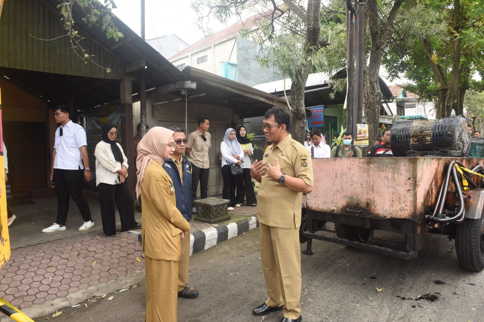 Pastikan Mudik Aman dan Nyaman, Wali Kota Kediri Mbak Vinanda Tinjau Perbaikan Jalan MT Haryono