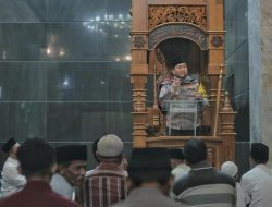 Safari Ramadan, Kapolres Blitar Ajak Jamaah Jaga Keamanan dan Ketertiban