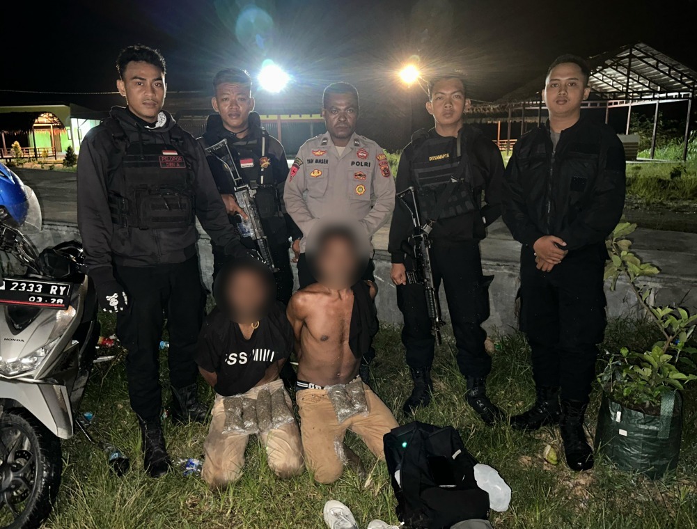 Polisi Kembali Gagalkan Peredaran Ganja di Kabupaten Keerom