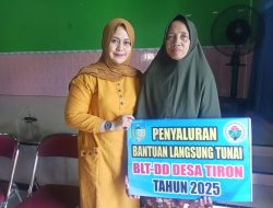 Horee, BLT-DD Desa Tiron Disalurkan Jelang Lebaran, Warga Terima Rp 900 Ribu