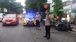 Polsek Kediri Kota Amankan Aktivitas Ngabuburit di Jalan Hayam Wuruk