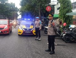 Polsek Kediri Kota Amankan Aktivitas Ngabuburit di Jalan Hayam Wuruk