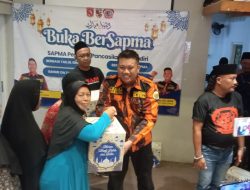 SAPMA Pemuda Pancasila Kota Kediri Gelar Aksi Sosial Ramadan, Santuni Lansia dan Bagikan 500 Takjil