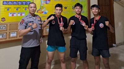 Ksatria Muda Kick Boxing Camp Kediri Raih Medali di Kejuaraan Surabaya Meski Baru Sebulan Berdiri