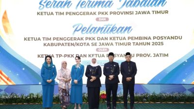 Kembali Nahkodai PKK Kabupaten Kediri, Mbak Cicha Siap Sinergi Sukseskan Program Pemerintah