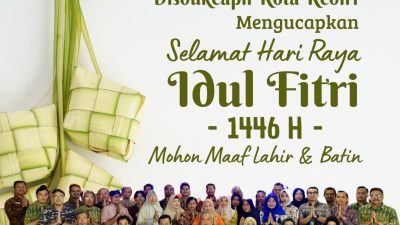 Disdukcapil Kota Kediri Ucapkan Selamat Idulfitri 1446 H, Kepala Dinas: Momentum Perkuat Silaturahmi dan Pelayanan Publik