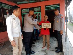 Polsek Semen, Polres Kediri Kota  Gelar Bhakti Sosial Ramadhan, Bantu Warga Desa Semen