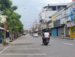 Hari Pertama Lebaran, Jalan Protokol Kota Kediri Lengang, Pusat Perbelanjaan Sepi 
