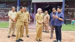 Tinjau Stadion Brawijaya, Wali Kota Kediri Vinanda Siapkan Rencana Perbaikan