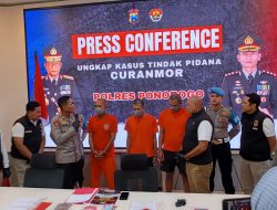 Berkedok Ibadah, Pria Asal Nganjuk Curi Motor di Halaman Masjid Sumoroto Ponorogo