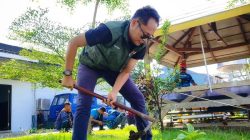 Peringati Hari Bumi, Depo Kereta Blitar Tanam Pohon Buah dan Tanaman Apotek Hidup