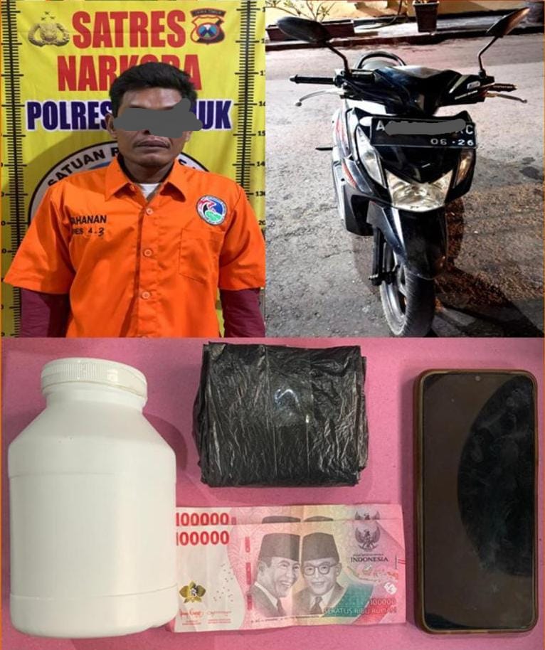 Warga Kediri Ditangkap di Nganjuk, Terbukti Mengedarkan Ribuan Pil 'Lele', Bandar Masih Buron