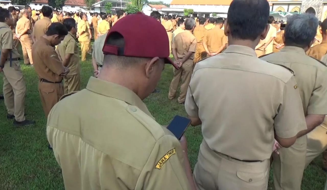 Hari Pertama Kerja Usai Lebaran, Sejumlah ASN Jombang Terpantau Tak Disiplin